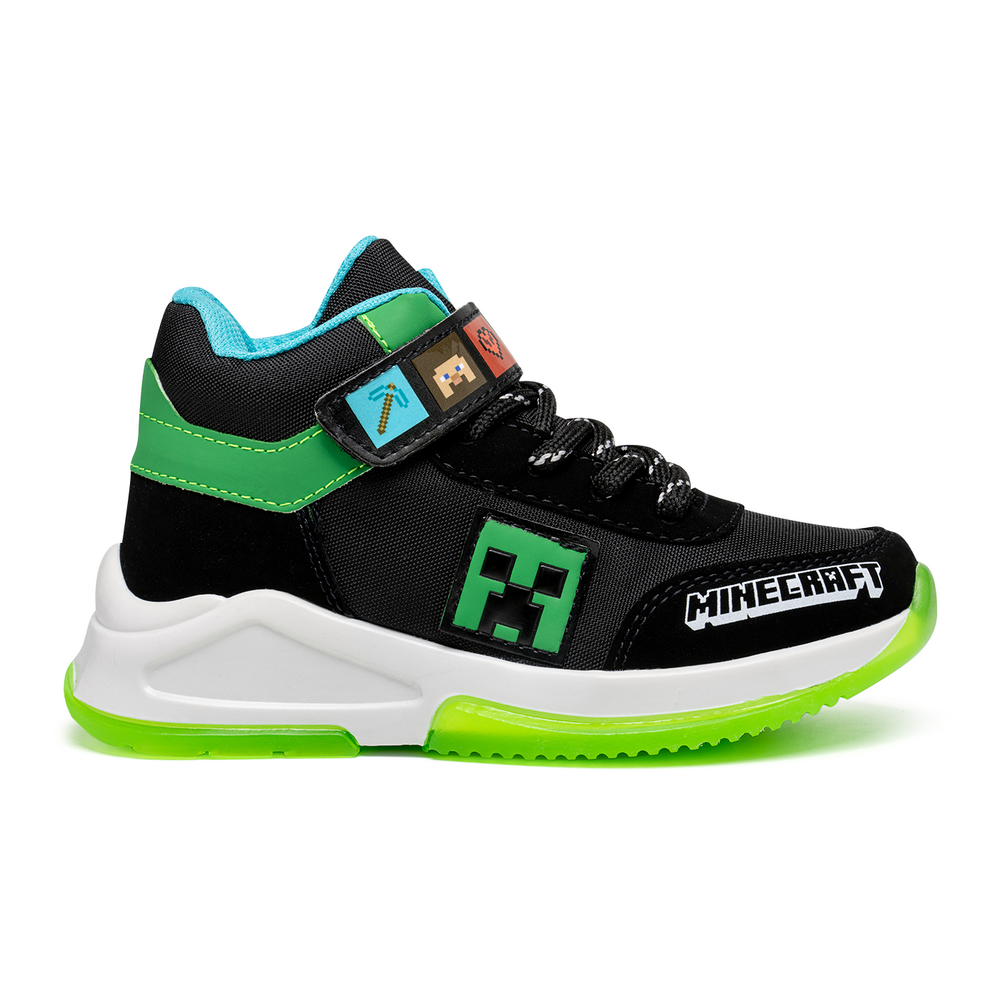 YUYIN TENIS MINECRAFT BOTA NEGRO #MI3090 (15-25)